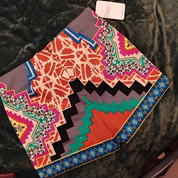 Multi Color Southwest Shorts - Picture 2 of 2